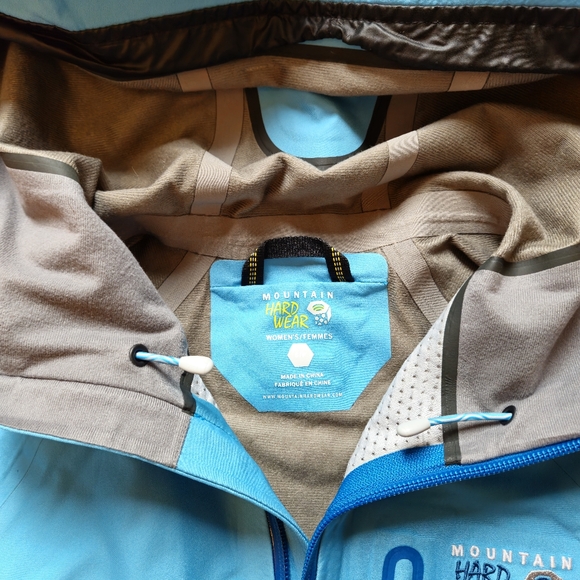 Mountain Hardwear Women's Zahra Waterproof Softshell Jacket Size Small Blue - Picture 4 of 15